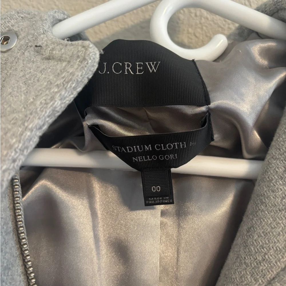 J. Crew Chateau Parka Italian Wool stadium cloth coat - Picture 2 of 8